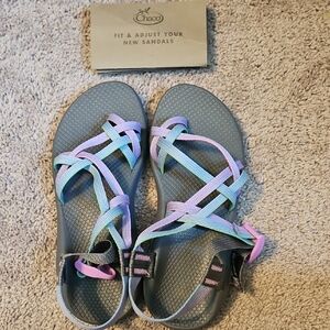Chaco Pastel Strappy Sandals Size 8